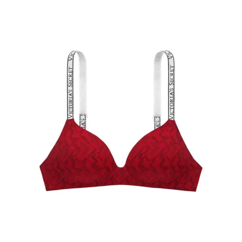 Victoria's Secret Bra Women's Red Snakeskin Print