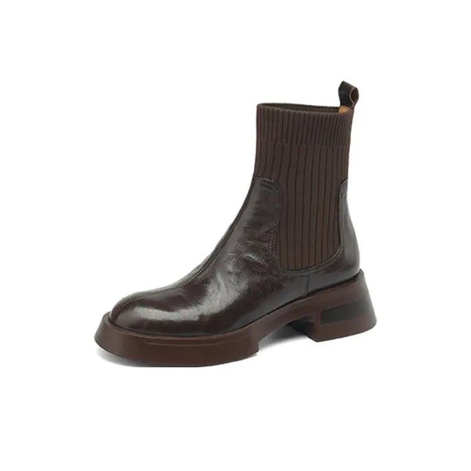 Ruomini Ankle Boots Women's Black-5