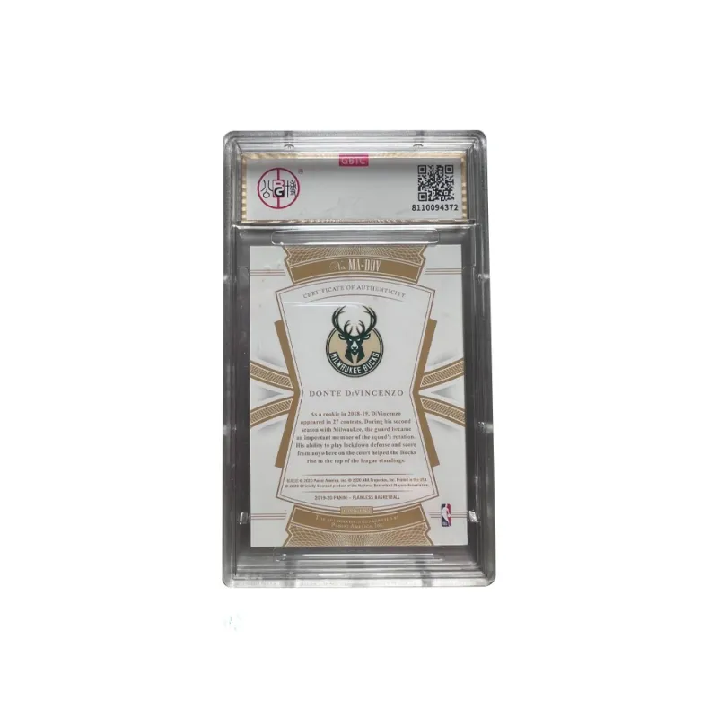 PANINI Flawless Donte DiVincenzo Portable 15/15 Final Parallel Autograph Card Of The Star Player Graded Cards 1 Pc-1