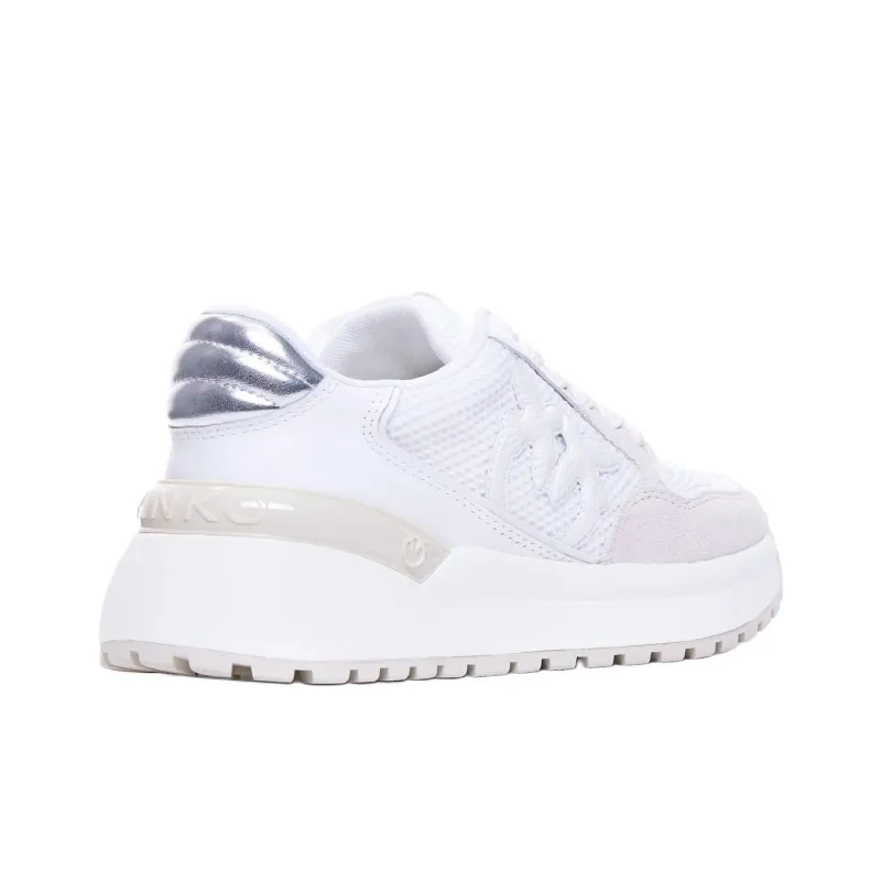 PINKO Gem Low Top Casual Shoes Women's White-2
