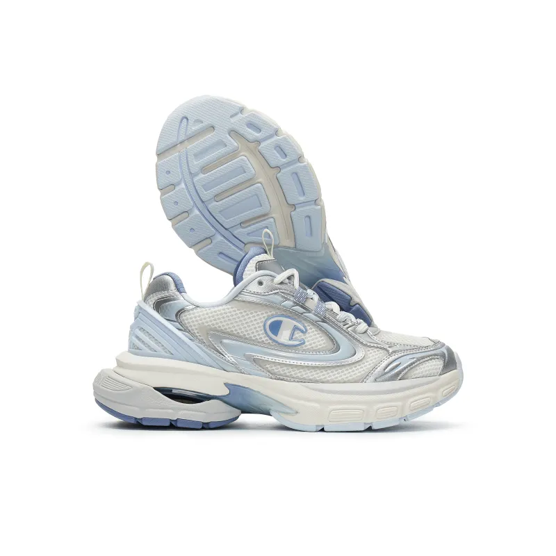 Champion Low-Top Running Shoes Women's Silver White/Moonstone Blue-3