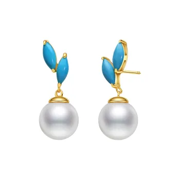 ME LUXE Pearl Earrings Women's