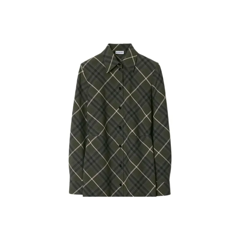 Burberry Check print Shirt Dress-4