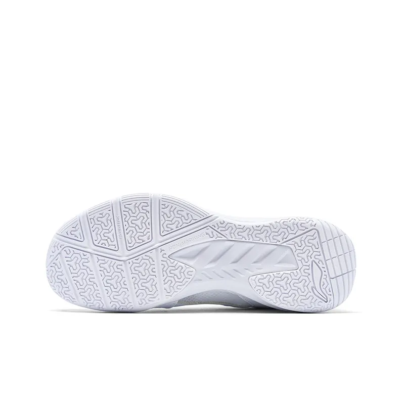 LiNing Feather Anti Slip And Wear Resistant Lightweight Low Top Badminton Shoes Unisex White Blue-5