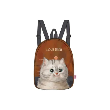 Perfect Styles Slanted Corn Short Plush Backpack Large Size Women's Multicolor