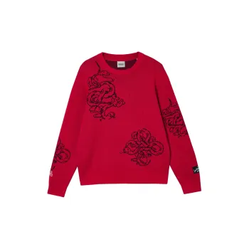 JACK&JONES Snake Year Collection Knitwear Men Red F16