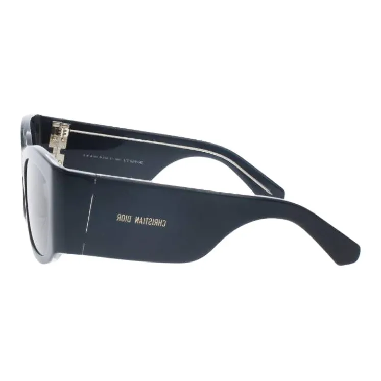 DIOR Acetate Cat Eye Sunglasses Unisex Black-2
