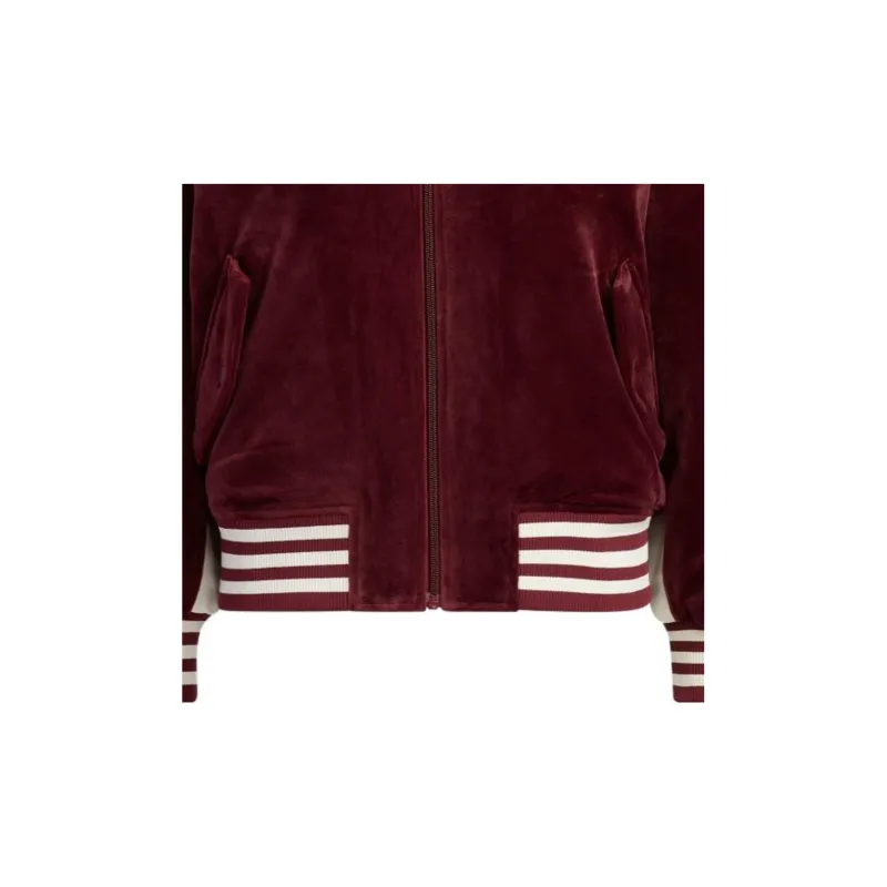 Adidas Originals Puffer Jacket Women's Dark Red-5
