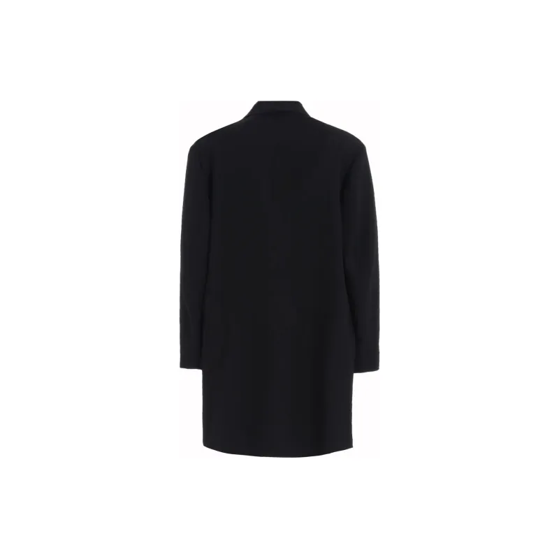Yohji Yamamoto Army Gabardine Pleated Blazer-1