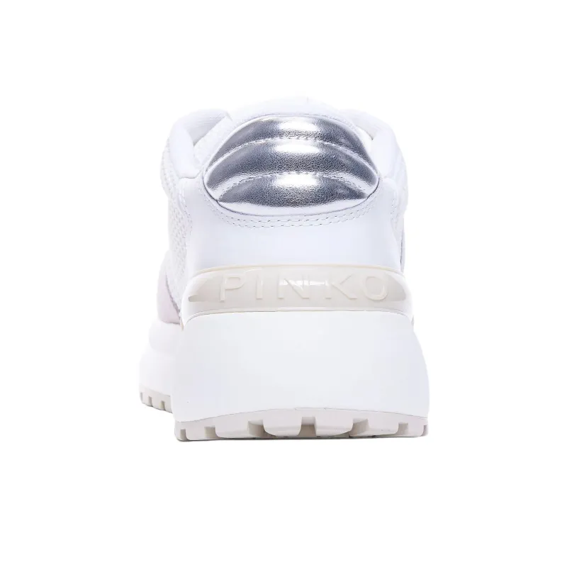 PINKO Gem Low Top Casual Shoes Women's White-3