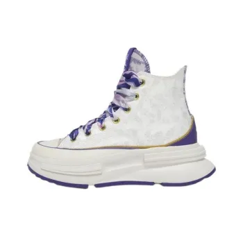 Converse Run Star Legacy CX Anti Slip Wear Resistant High Top Canvas Shoes Women's White Purple