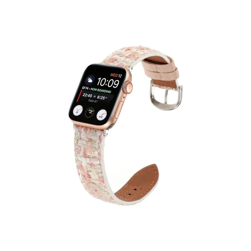 AOMN Watch Band Apple Compatibility Plush Material-4