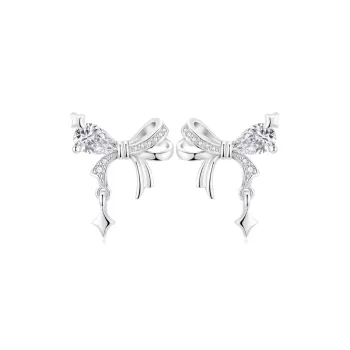 BTOE 925 Sterling Silver Stud Earrings Women's