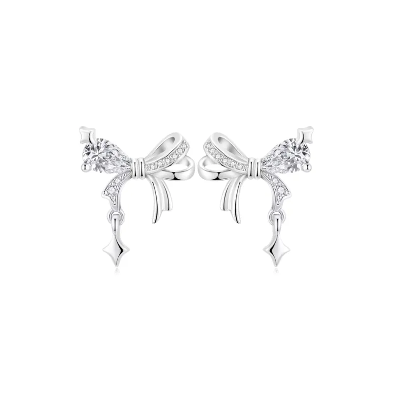 BTOE 925 Sterling Silver Stud Earrings Women's-0