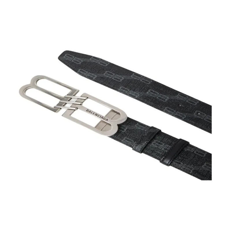 Balenciaga BB Monogram Reversible Belt-1