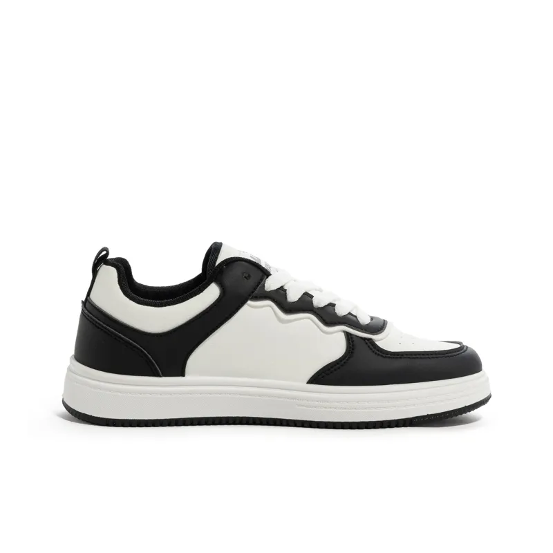 Warrior Warrior Anti Slip And Wear Resistant Lightweight Low Top Skateboard Shoes Women's White Black-1