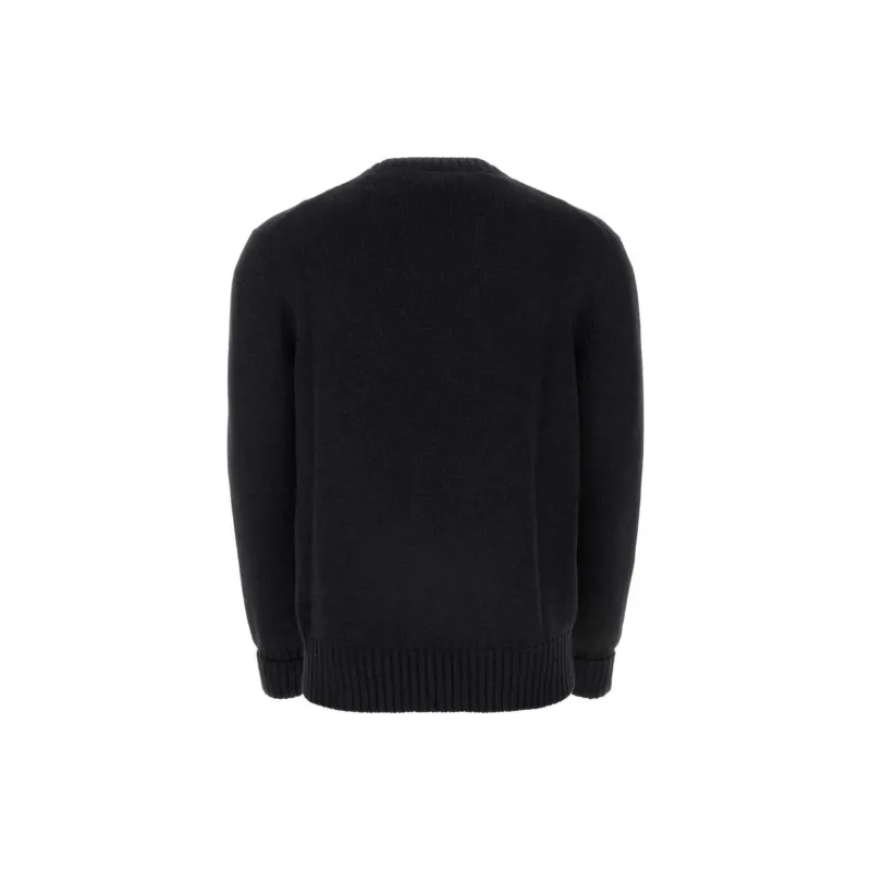 Alexander McQueen Logo Intarsia Knit Crewneck Jumper-1