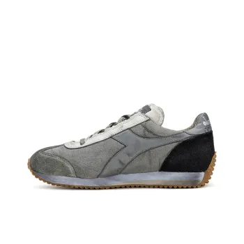 Diadora Anti Slip Wear Resistant Low Top Casual Shoes Unisex Gray