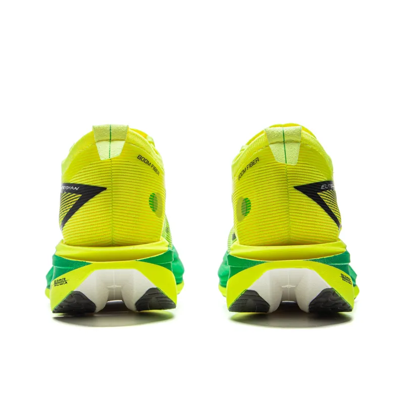 LiNing Flyco 5 ELITE Cushioning Slip Resistant Rebound Low Top Carbon Plate Sprint Running Shoes Unisex Yellow-5