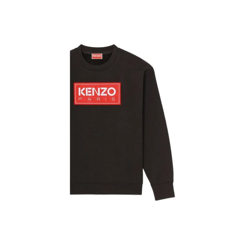 KENZO Logo Patch Drop-Shoulder Sweatshirt-7