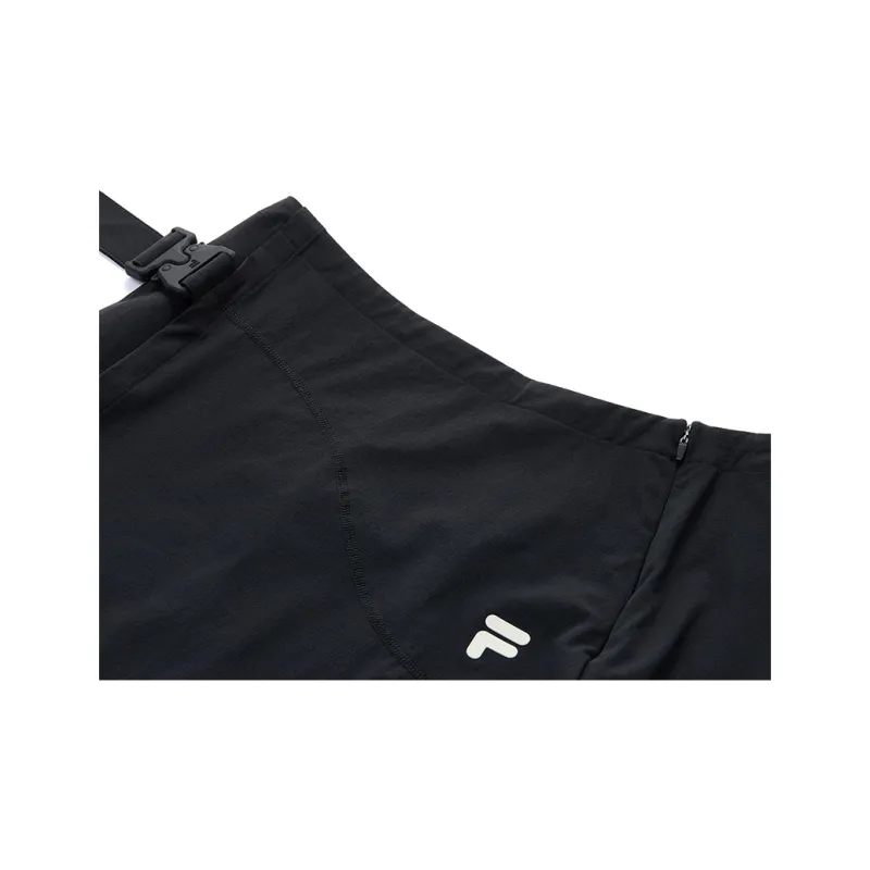FILA FUSION Knitted Sweatpants Women's Black-3