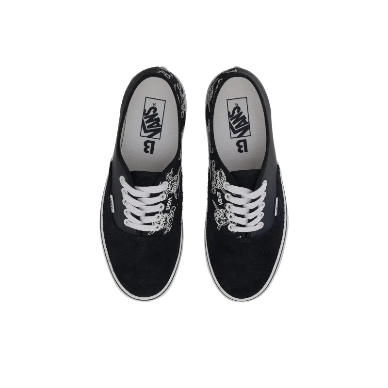 BILLY'S ENT 10th x Vans Authentic Anti Slip Wear Resistant Low Top Skateboard Shoes Unisex Marine Blue-2