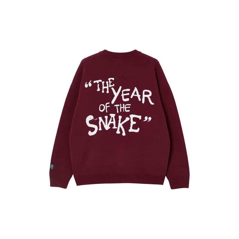 JACK JONES· Sweater Knitwear Men's Burgundy-1