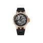 Rose Case Black Dial Black Strap-LM-RBRB