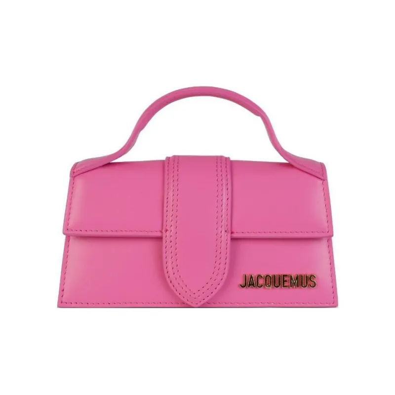 Jacquemus Leather Portable Crossbody Bag, Shoulder Bag Women's Red-0