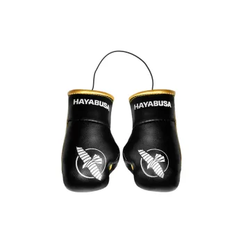 HAYABUSA Boxing Gloves PU Decoration Pendant With Rearview Mirror Mount For Displaying Gear Bags Unisex Black Gold