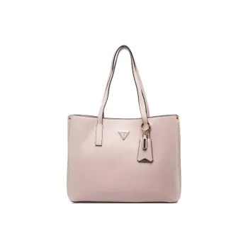 GUESS Polyurethane Tote Bag Shopping Bag Shoulder Bags Women's Pink