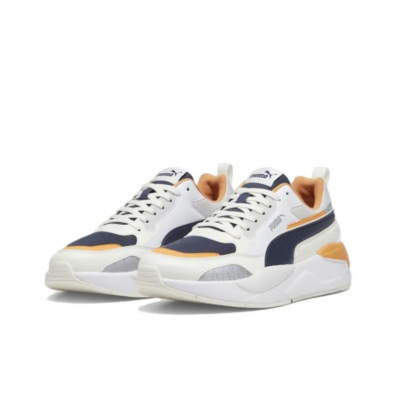 PUMA X Ray 2 Square Wear resistant And Lightweight Low Top Casual Shoes Unisex White-2