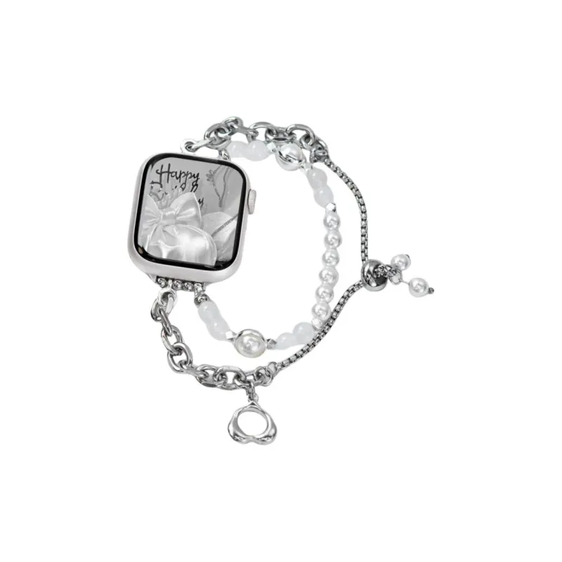 IWabcertoo Watch Band Apple Compatibility Pearl Material-6