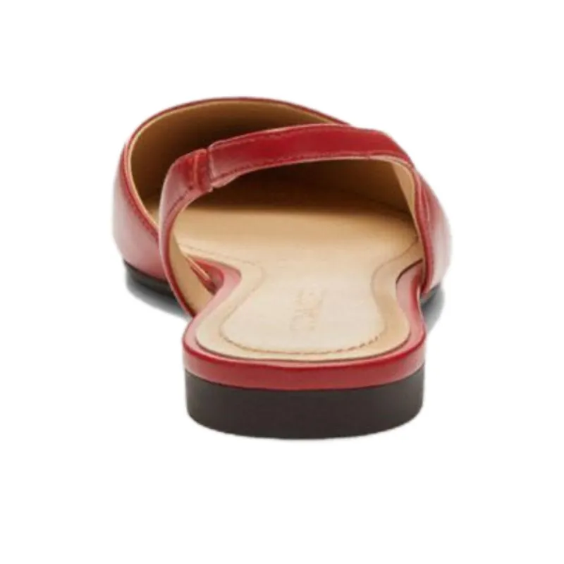 COACH Valerie Slingback Casual Single Shoes Women's Red-4