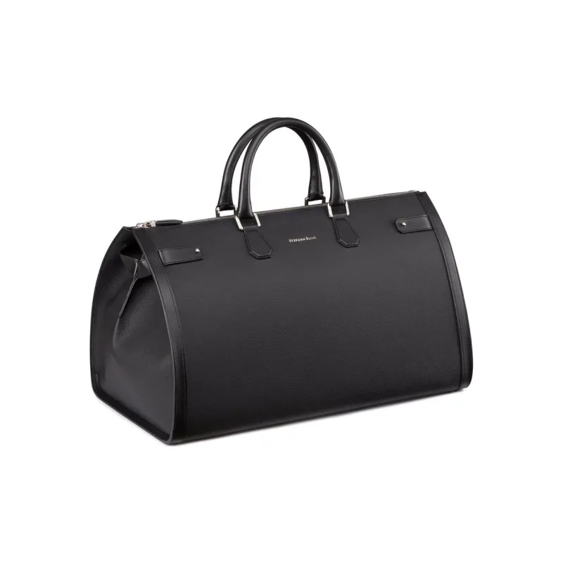 STEFANO RICCI Calfskin Travel Bag Men's Black-1