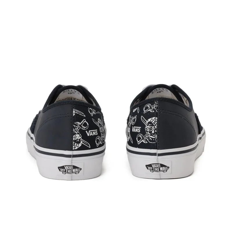 BILLY'S ENT 10th x Vans Authentic Anti Slip Wear Resistant Low Top Skateboard Shoes Unisex Marine Blue-3