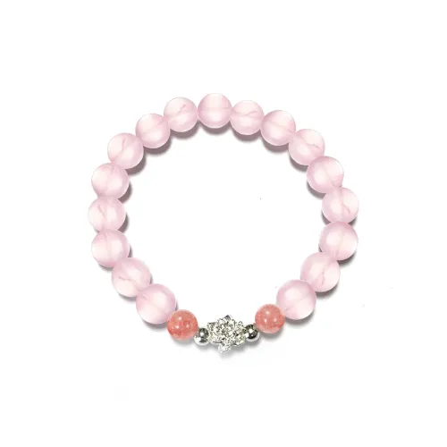 BNNYW Natural Strawberry Quartz Bracelets Unisex