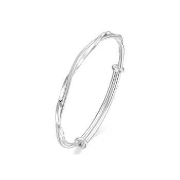 KADER Sterling Silver Bangles Women's Silver