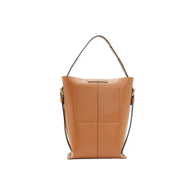 ALLSAINTS Cow Leather Shoulder Bag Women's Desert Tan-2