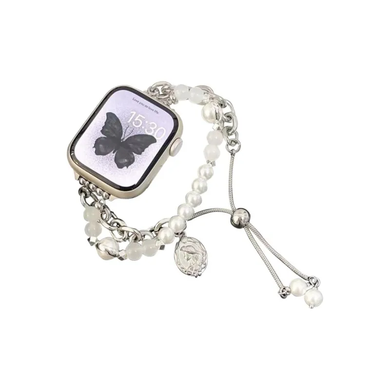 IWabcertoo Watch Band Apple Compatibility Pearl Material-0