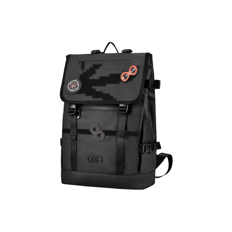 COEXISTENCE Polyester Backpack Tubas Unisex Black-1