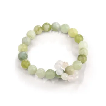 Emerald Serpentine Jade Bracelets Women's