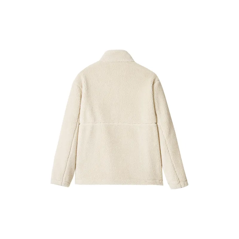 Tectop Velvet-feel Coat Unisex Antique Apricot-1
