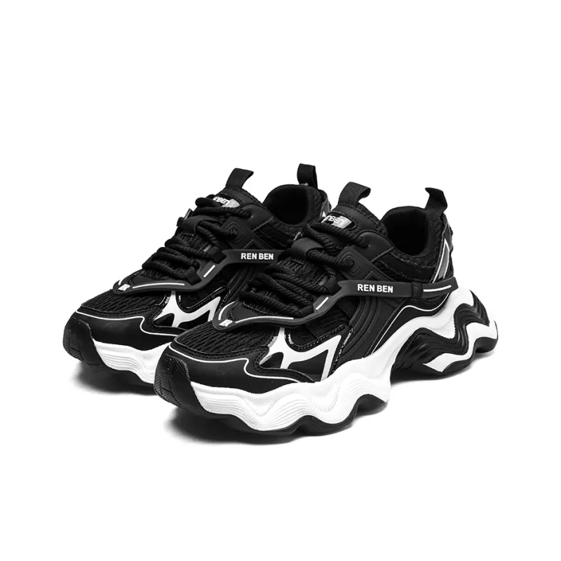 RENBEN Cushioning Lightweight Height Increasing Low Top Casual Shoes Men's-8