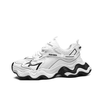 RENBEN Cushioning Lightweight Height Increasing Low Top Casual Shoes Men's