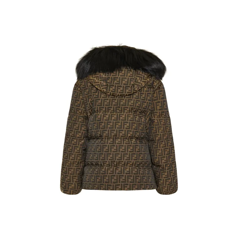 FENDI FW21 Down Jacket Women's Brown-1
