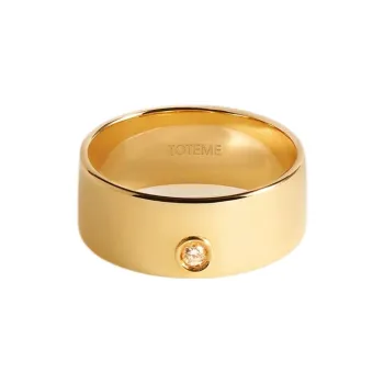 TOTEME Recycled 18K Gold Rings Unisex Gold