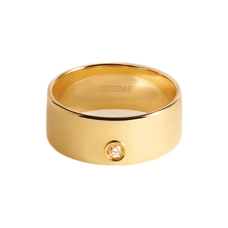 TOTEME Recycled 18K Gold Rings Unisex Gold-0