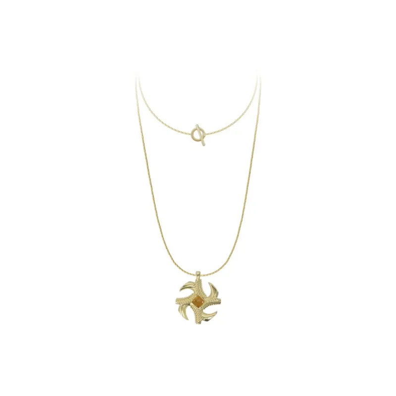 Juunngle Lab Gold Plated Copper Necklaces Women's-0