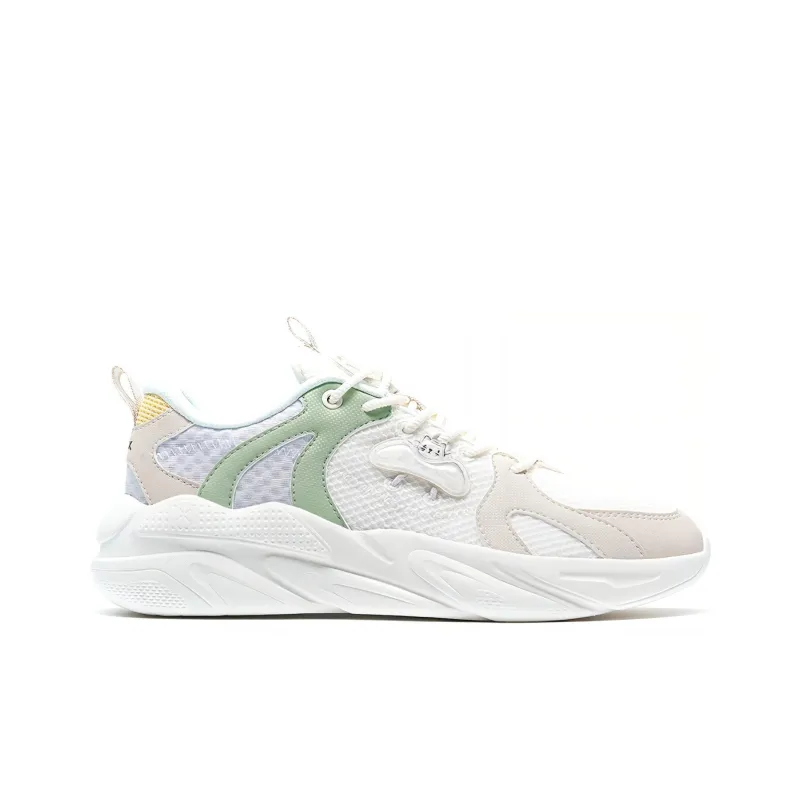 XTEP Cute Pets Casual Shoes Women's Low Top Sail White/Ivory White-1